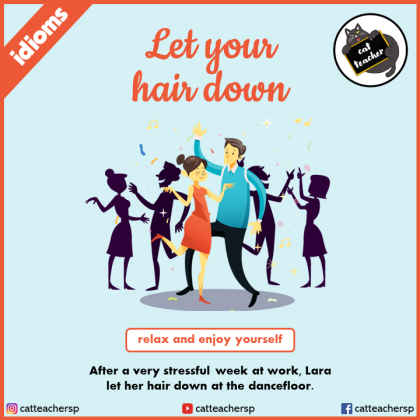 Let your hair down 1