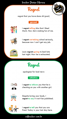 Verb + Gerund-Infinitive with change in meaning 3