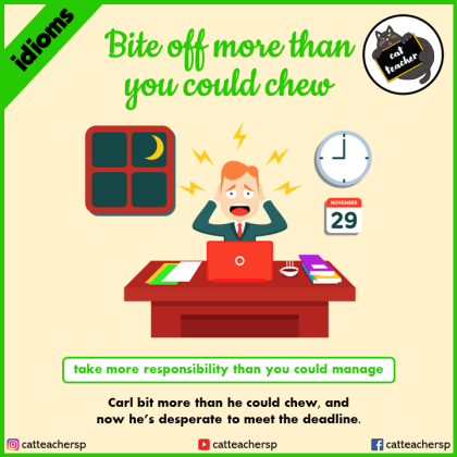 bite off more than one could chew 1