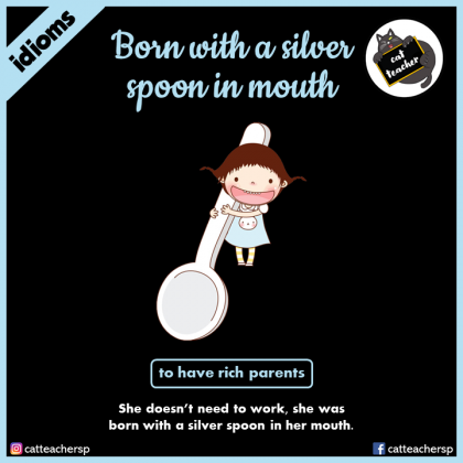 born with a silver spoon in mouth 1