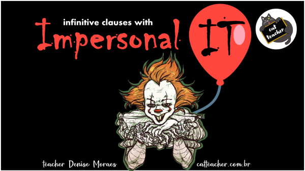 infinitive clauses with impersonal it CAPA PAISAGEM