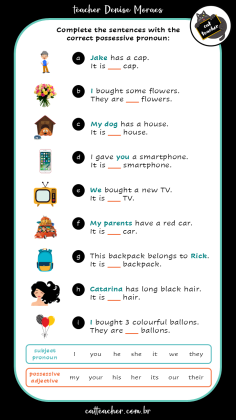 possessive adjectives 3