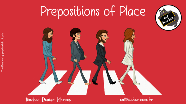 prepositions of place PAISAGEM