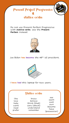 present perfect progressive 7