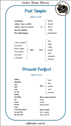 present perfect x past simple 4