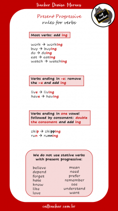 present progressive for future3