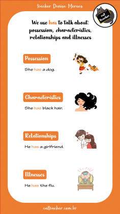 present simple - has 2