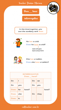 present simple - has 5